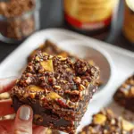 Apple Crumble Hazelnut Brownies