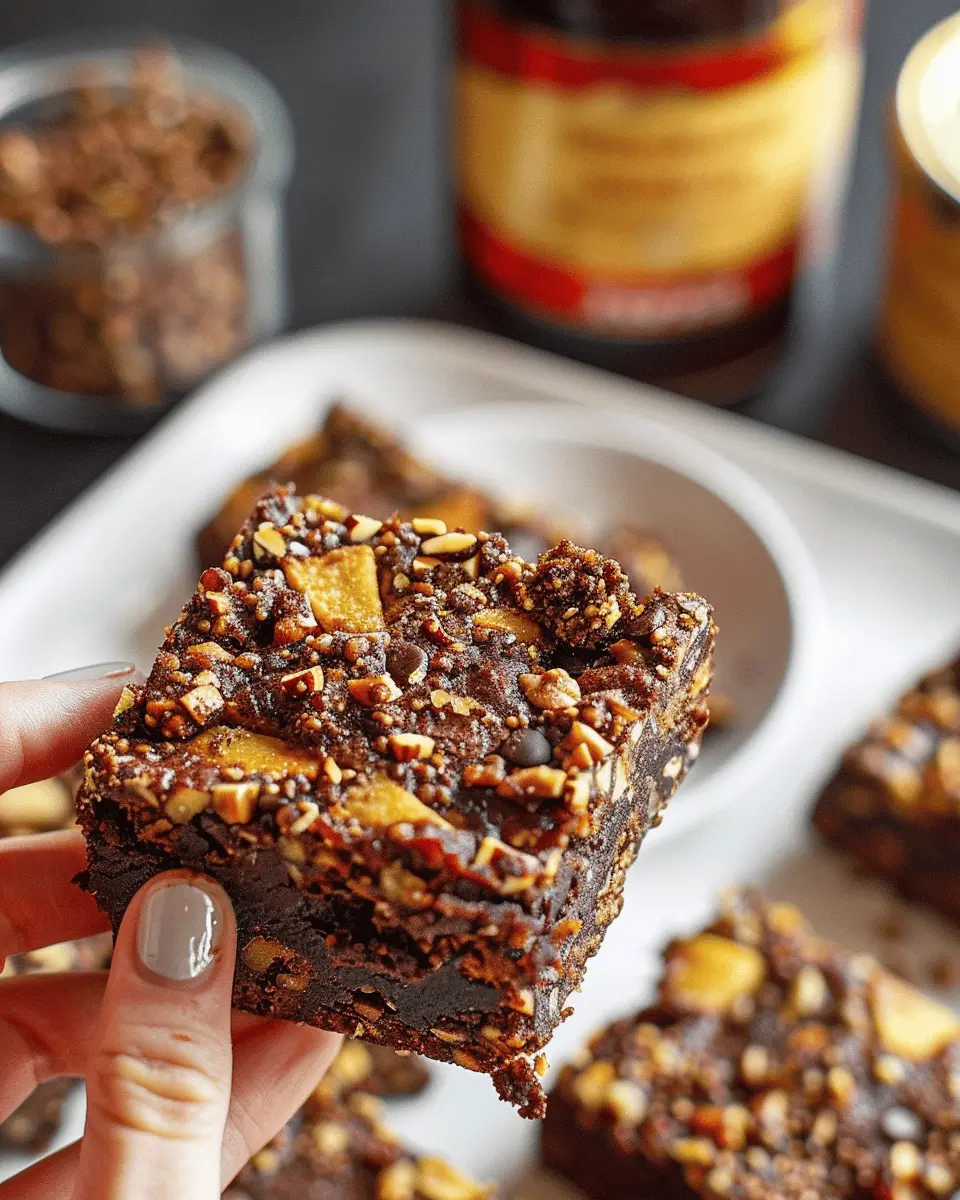 Apple Crumble Hazelnut Brownies: Indulgent Delight for Home Chefs