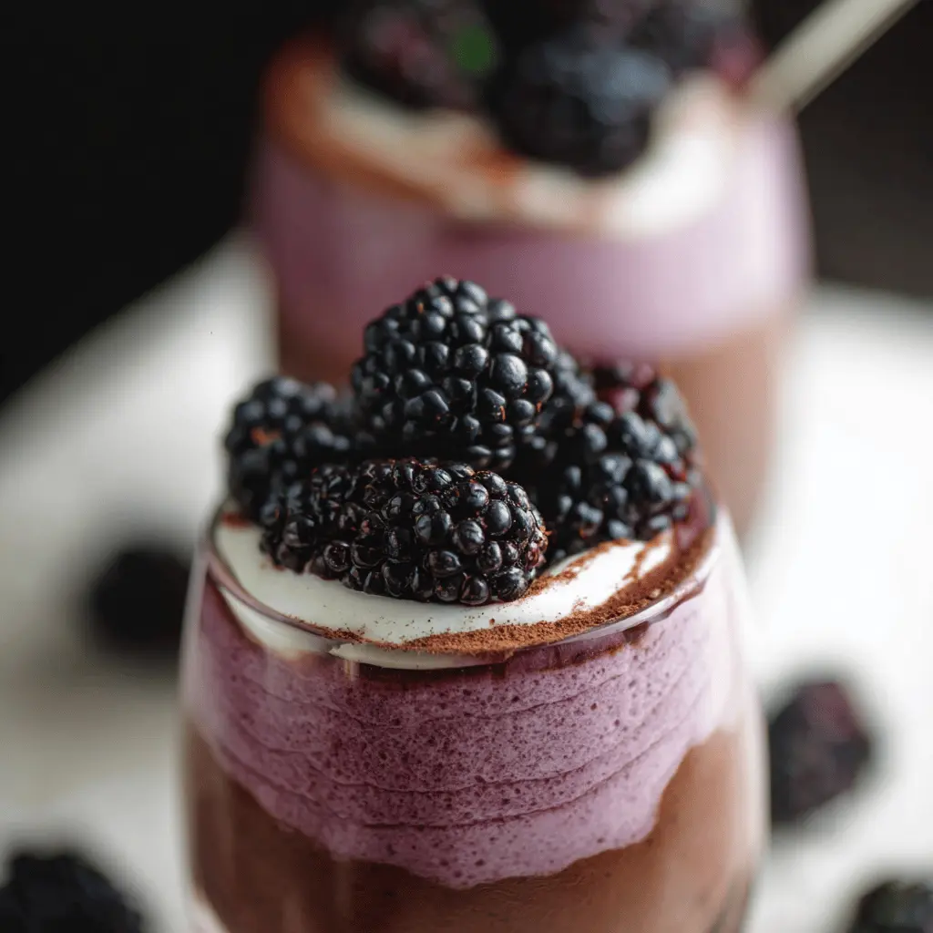 Blackberry Bliss: Indulgent Mousse That Tastes Like Summer