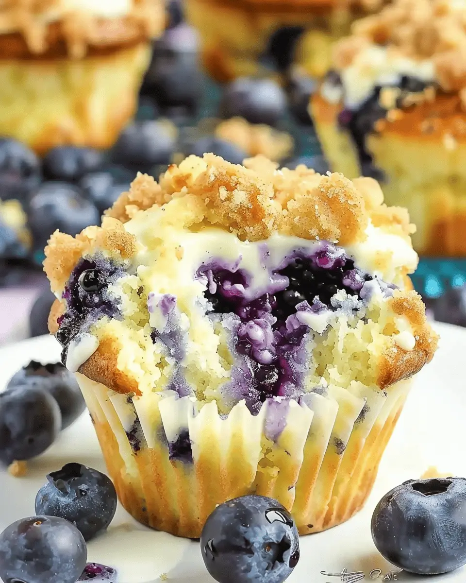Blueberry Cheesecake Muffins: Easy Charming Treats for You