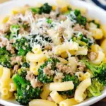 Broccoli Ground Turkey Pasta