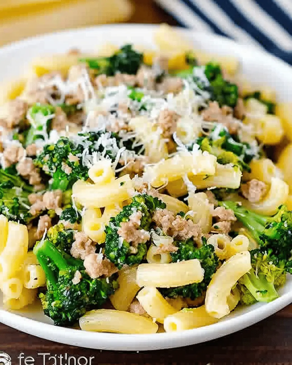 Broccoli Ground Turkey Pasta: Easy Comfort Food for Everyone
