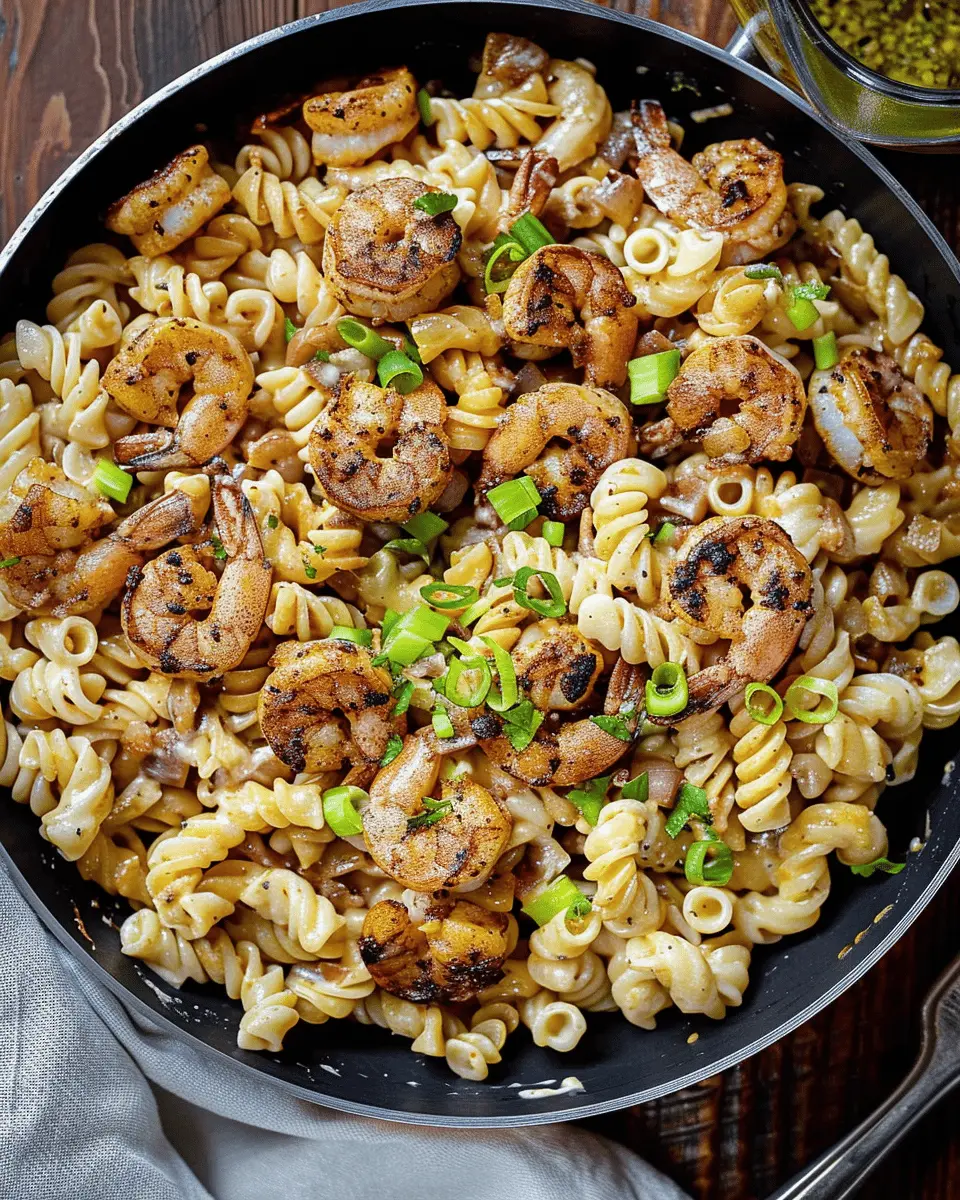 Creamy Blackened Shrimp Cavatappi: Indulgent Cajun Pasta Bliss
