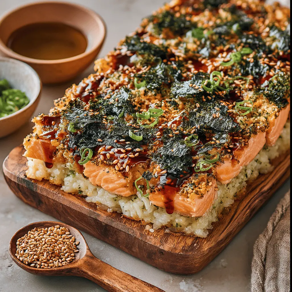 Easy Salmon Sushi Bake: A Simple and Delicious Twist for Home Chefs