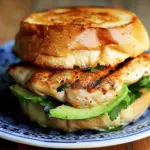 Grilled Chicken Avocado Melt – Easy Healthy Sandwich