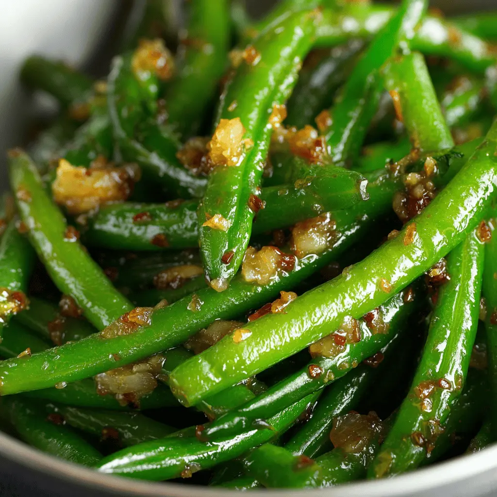 Honey Garlic Green Beans with Turkey Bacon: Easy Weeknight Delight