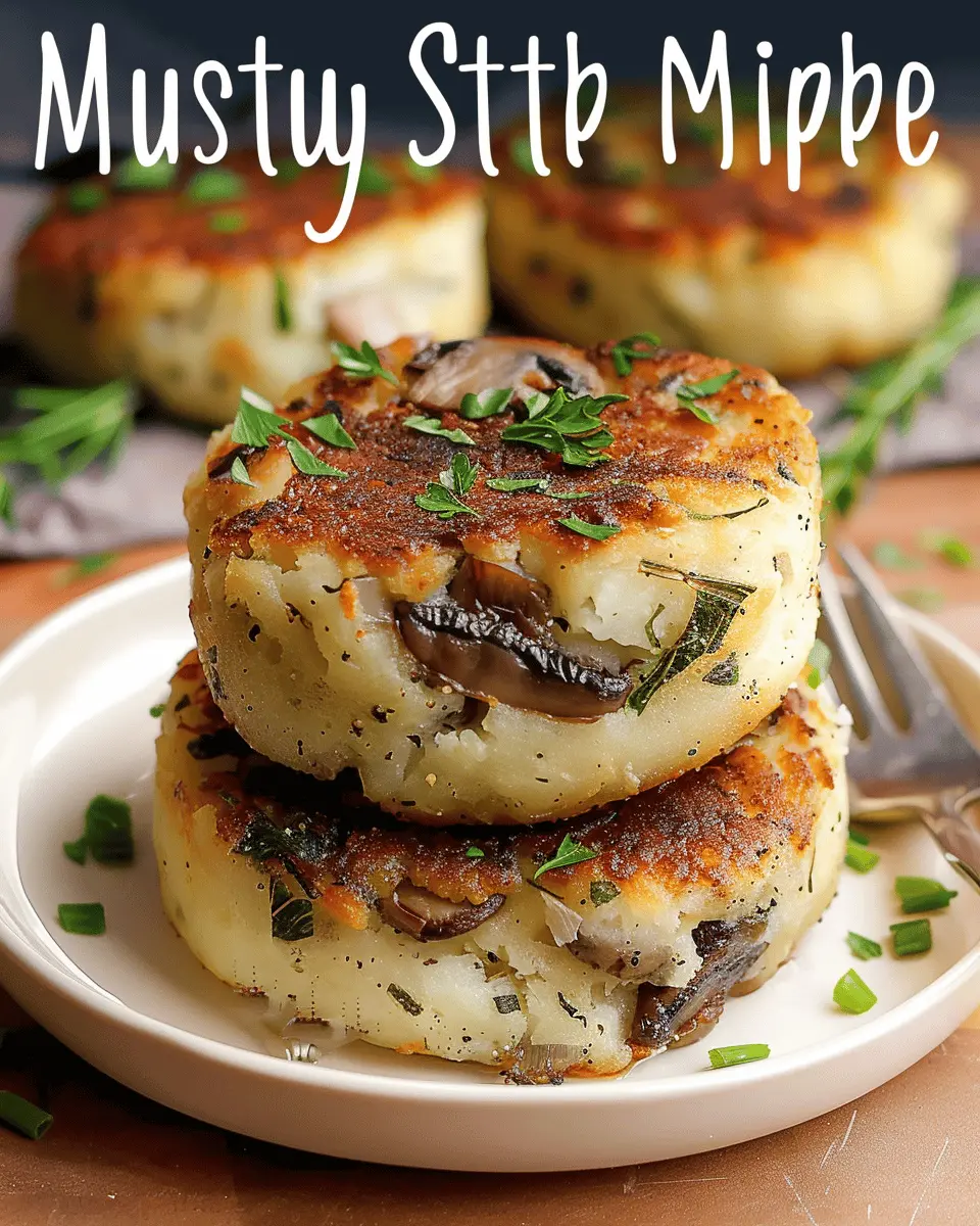 Mushroom Stuffed Potato Cakes: Savory Delights for Every Palate