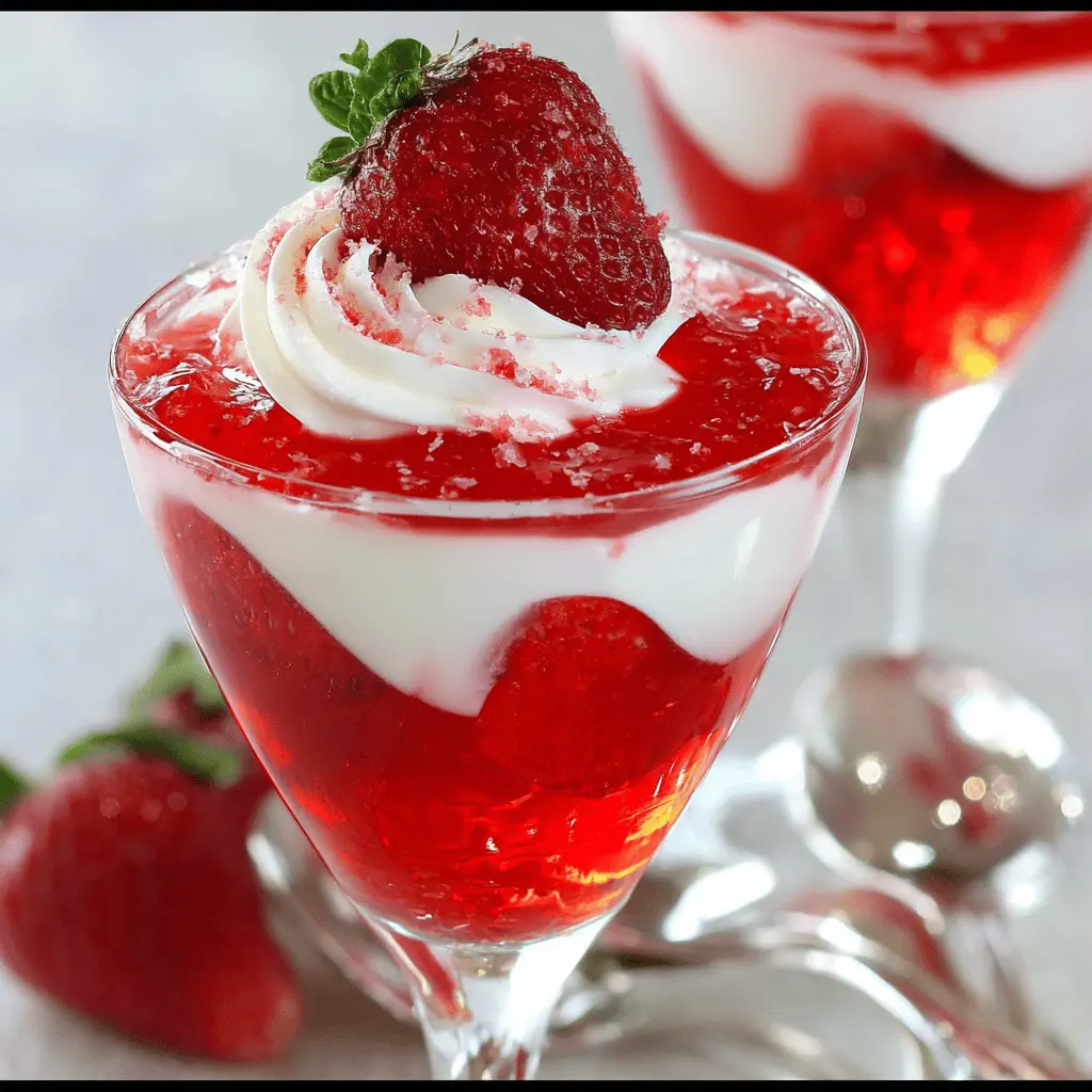 Pretty Jell-O Strawberry Parfait: The Easy Indulgence You Need