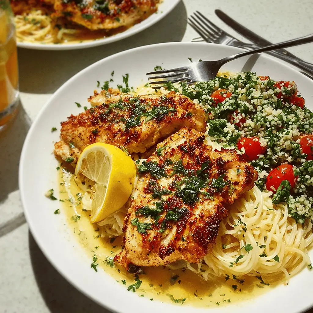 Simple Lemon-Oregano Chicken: A Juicy Dinner with Warm Tabbouleh