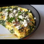Spinach and Feta Omelette