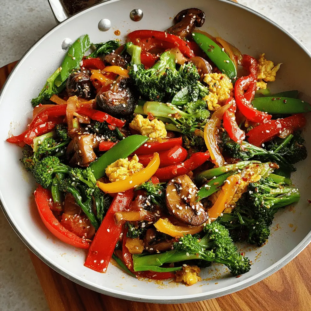 Vegetable Stir-Fry Scramble: A Wholesome Twist on Classic Comfort