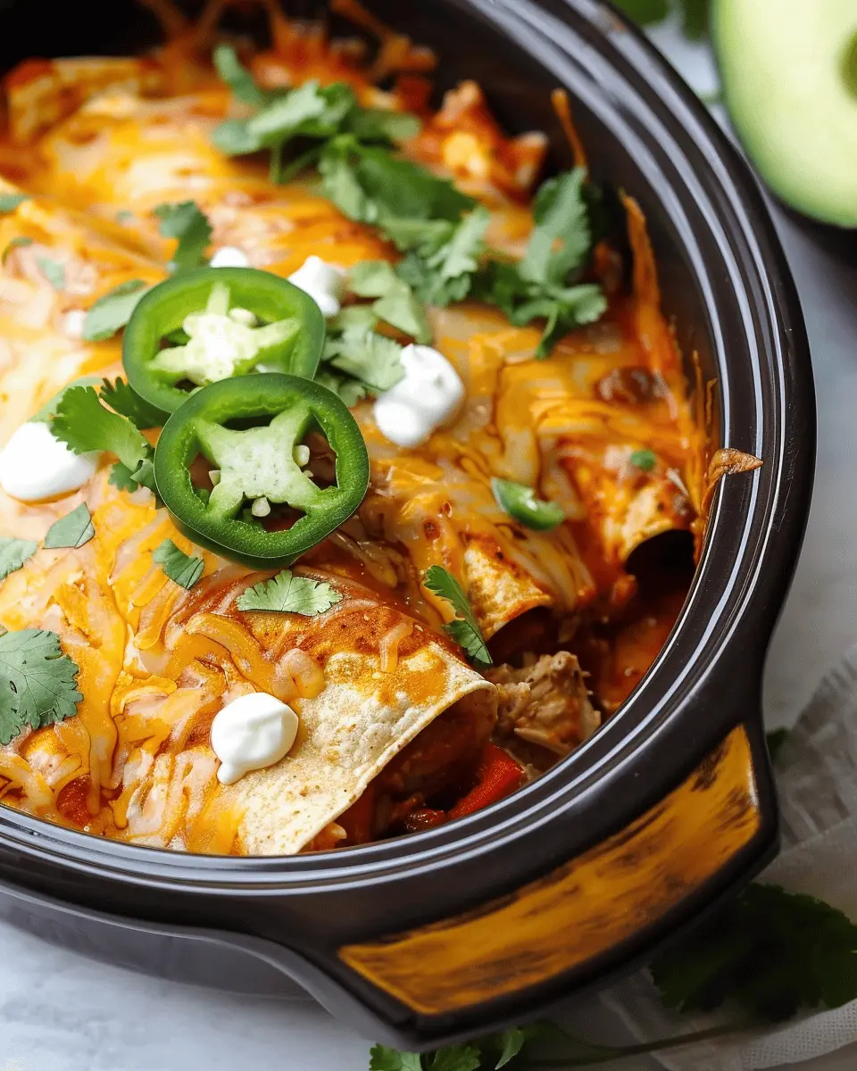 Chicken Enchilada Crock Pot Meal: Easy and Flavorful Delight