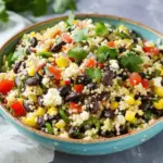 Couscous Black Beans Corn Feta – Fresh, Zesty & Protein-Packed!