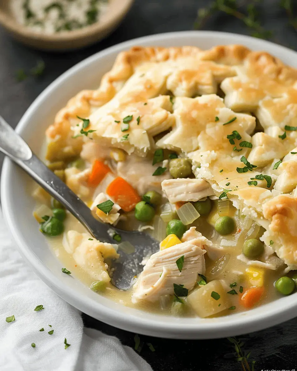 Deliciously Simple Crockpot Chicken Pot Pie for a Cozy Dinner
