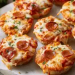 Easy 15-Minute Pizza Muffins – Cheesy, Quick & So Fun