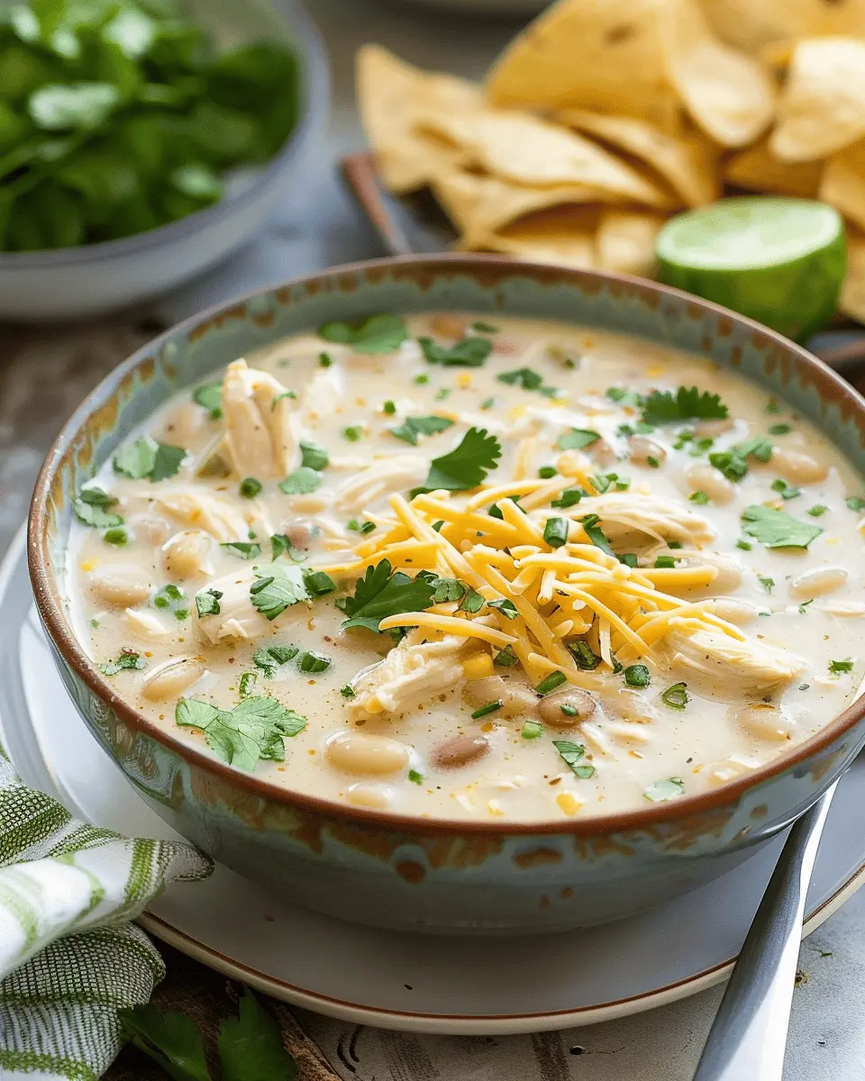 Easy White Chicken Chili: A Cozy, Comforting Delight for All