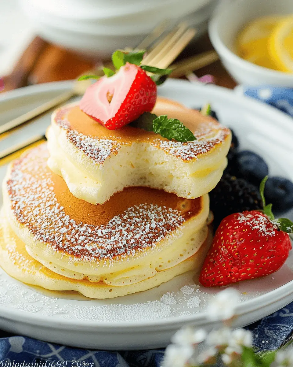 Fluffy Japanese Soufflé Pancakes: The Best Fluffy Breakfast Delight