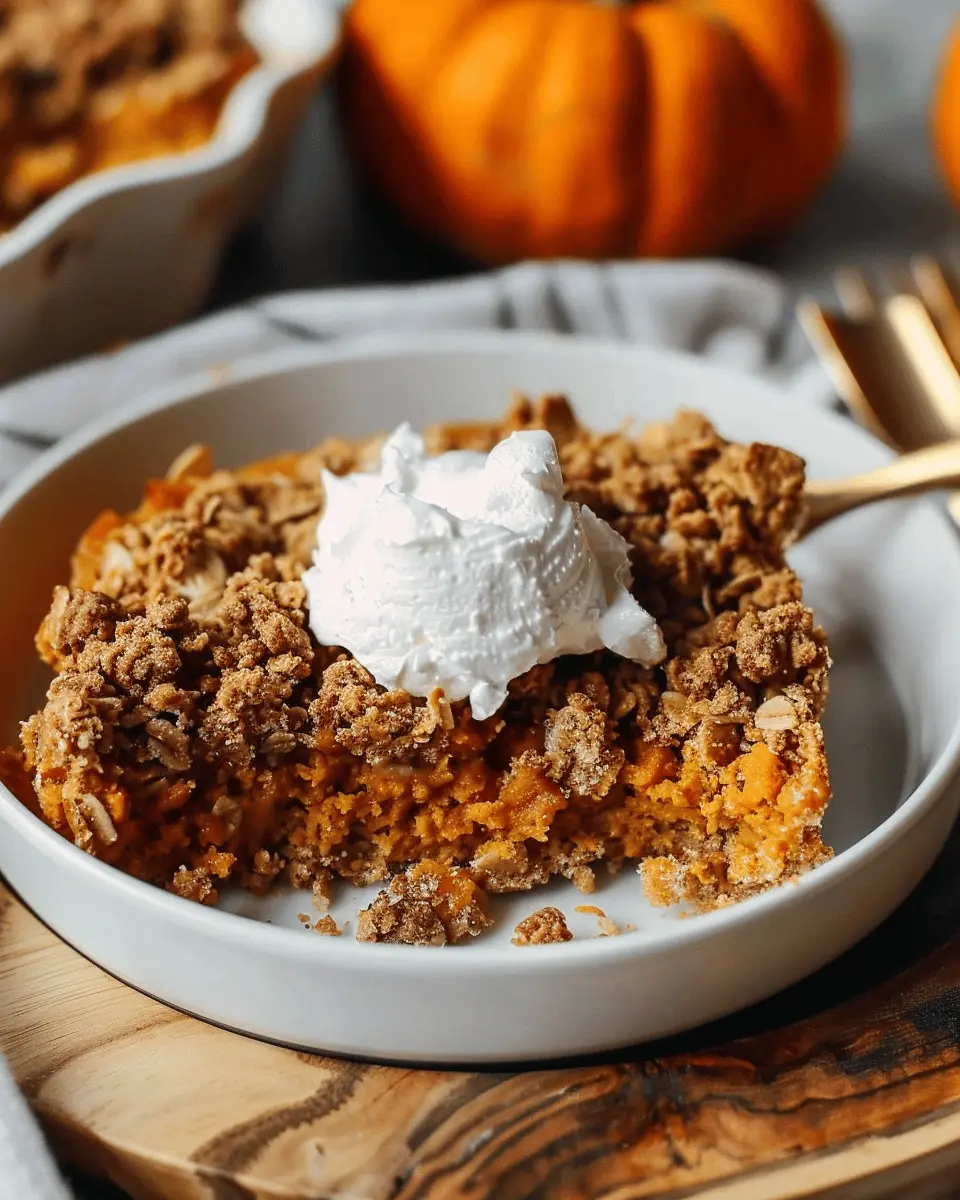 Pumpkin Crisp Delight: The Best Homemade Autumn Dessert