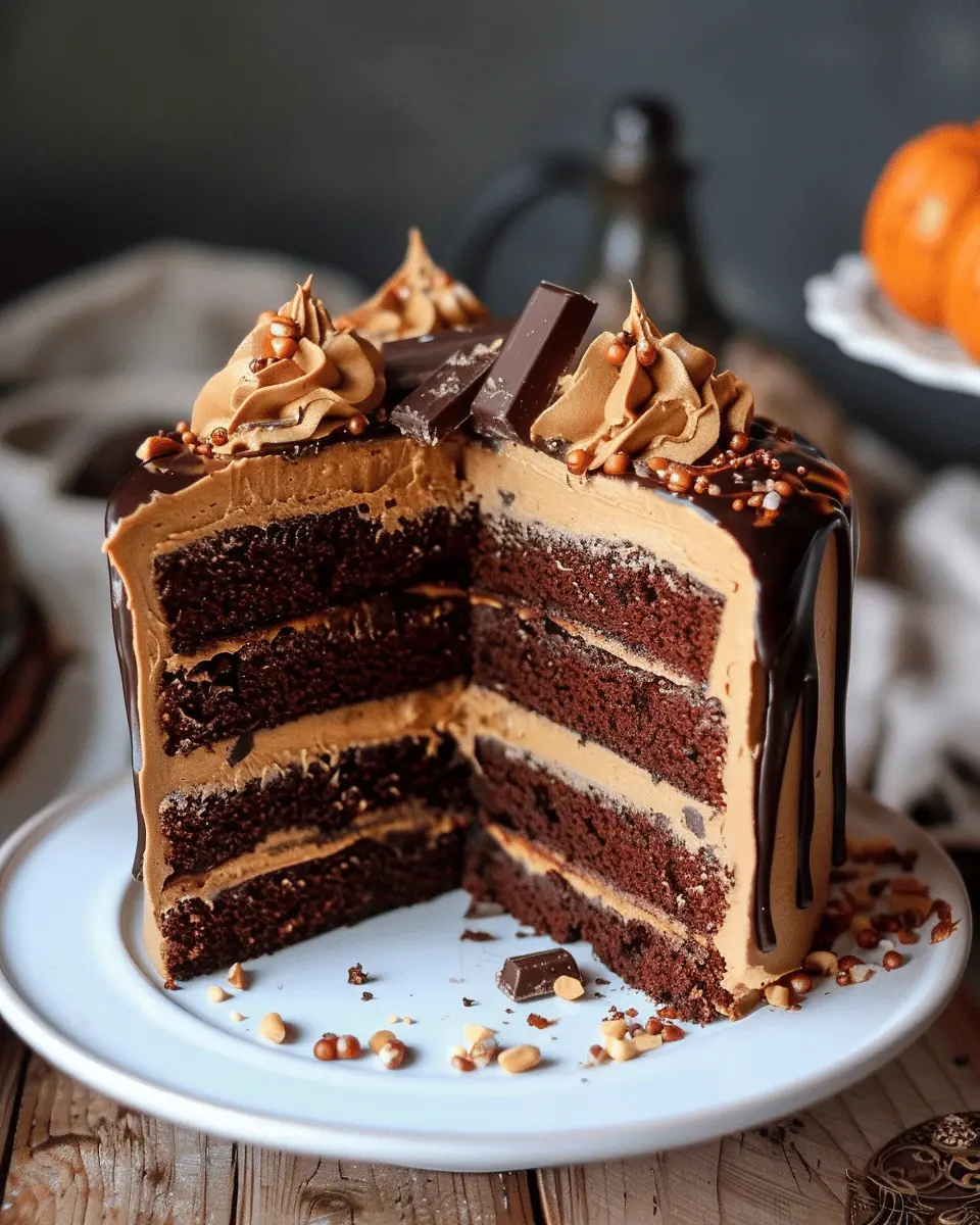 Pumpkin Patch Chocolate Peanut Butter Cake: The Ultimate Indulgence