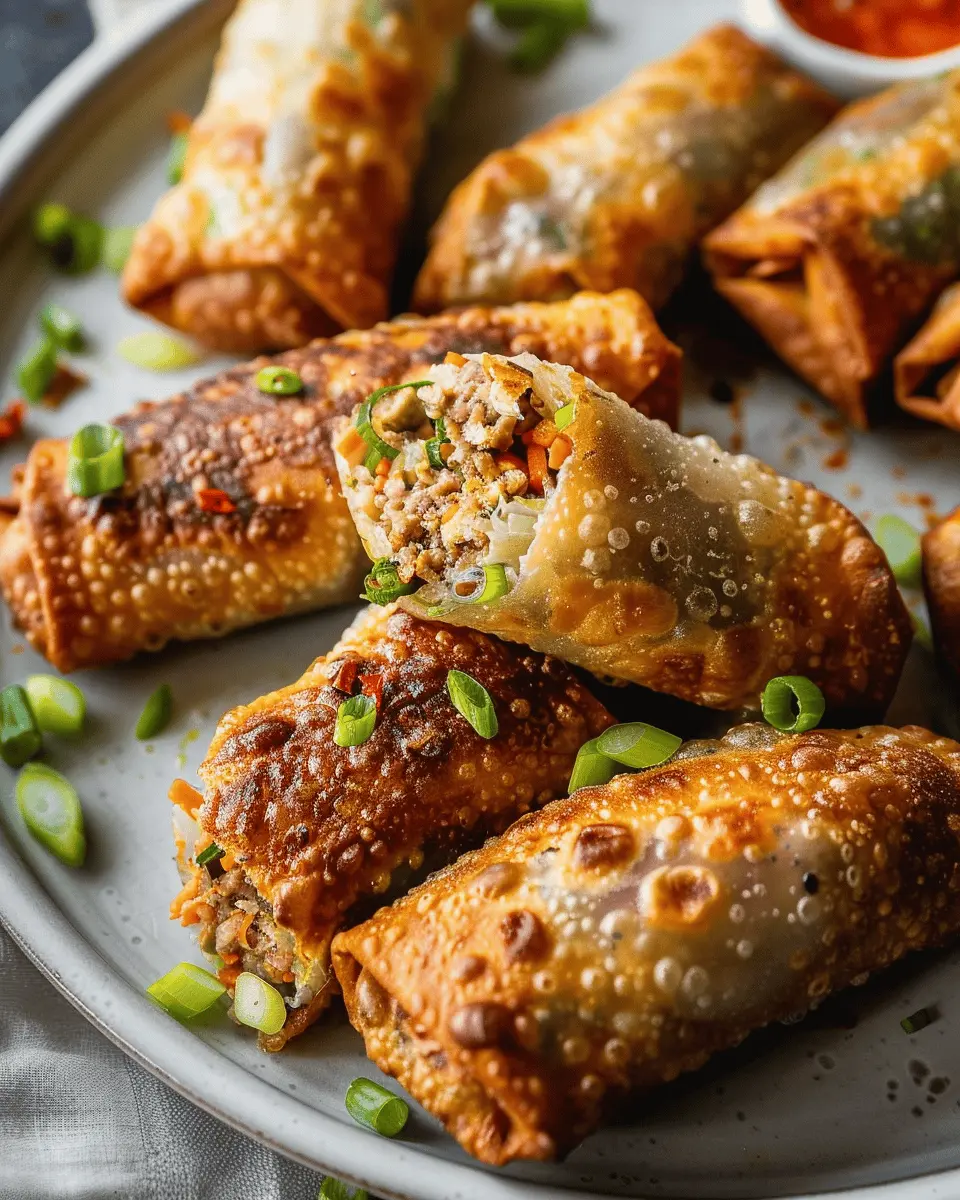 Quick Egg Roll Air Fryer Recipe – Crispy Turkey Bacon Delight in 10 Minutes