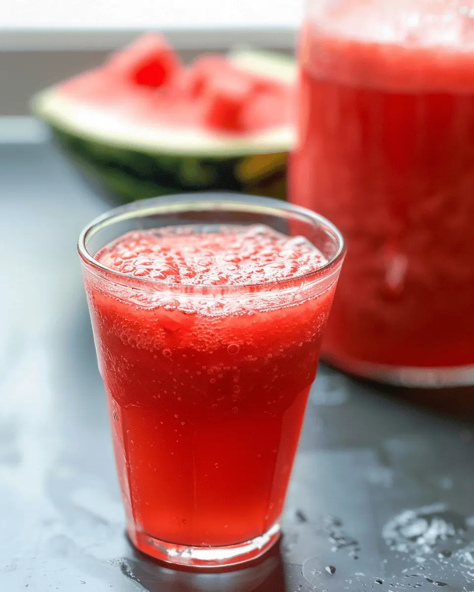 Refreshing Homemade Watermelon Juice: A Juicy Family Favorite Recipe