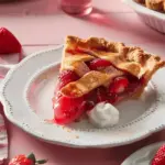 Rustic Sweet Baked Strawberry Pie