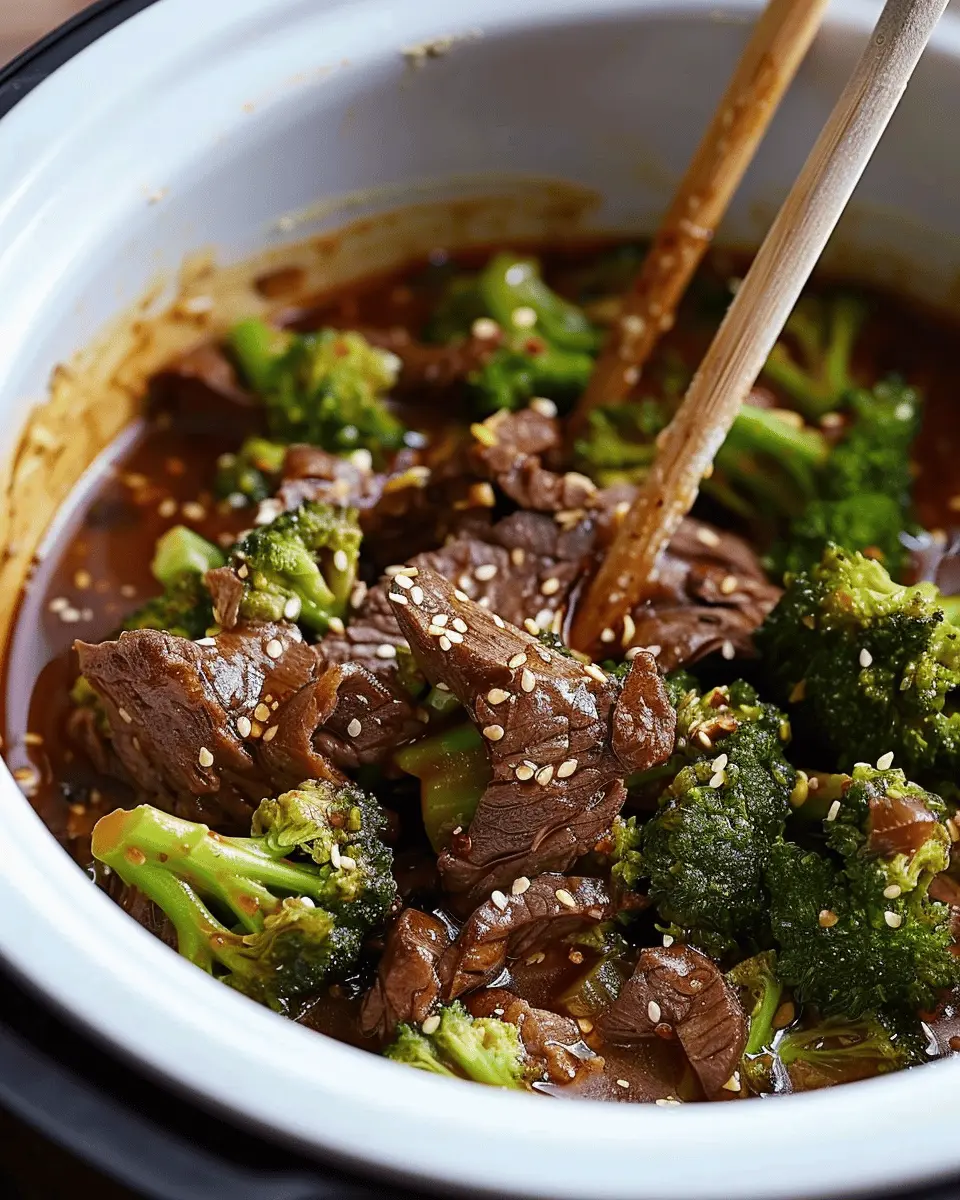 Slow Cooker Beef and Broccoli: Easy Comfort Food Delight