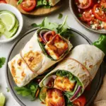 Sweet Chili Halloumi Wraps