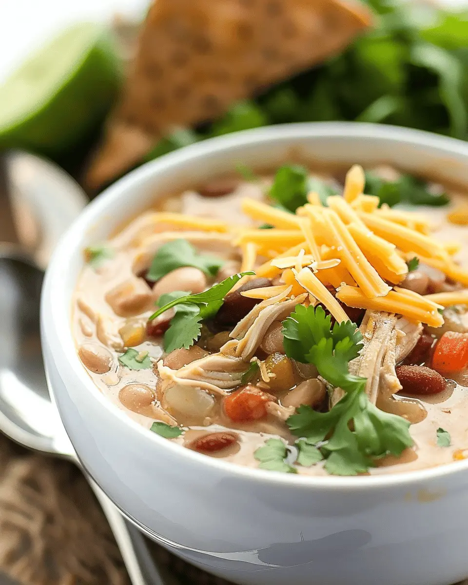 White Chicken Chili Recipe: Easy & Healthy with Turkey Bacon