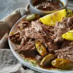 Easy Crockpot Mississippi Pot Roast with Pepperoncini