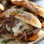 Crockpot French Dip Sandwiches