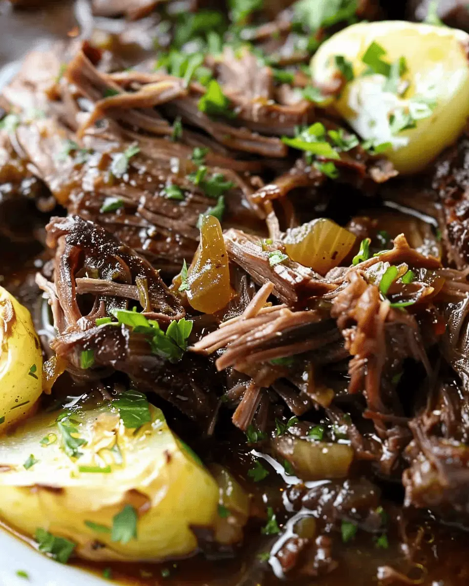 Crockpot Mississippi Pot Roast: Easy & Flavorful Family Dinner