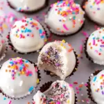 No Bake Cake Batter Truffles