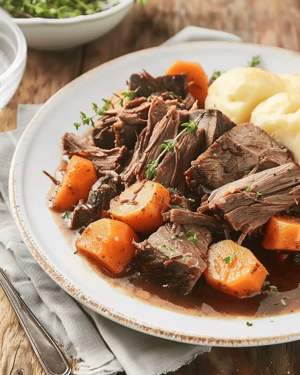Slow Cooker Pot Roast: Easy, Tender, and Full of Flavor