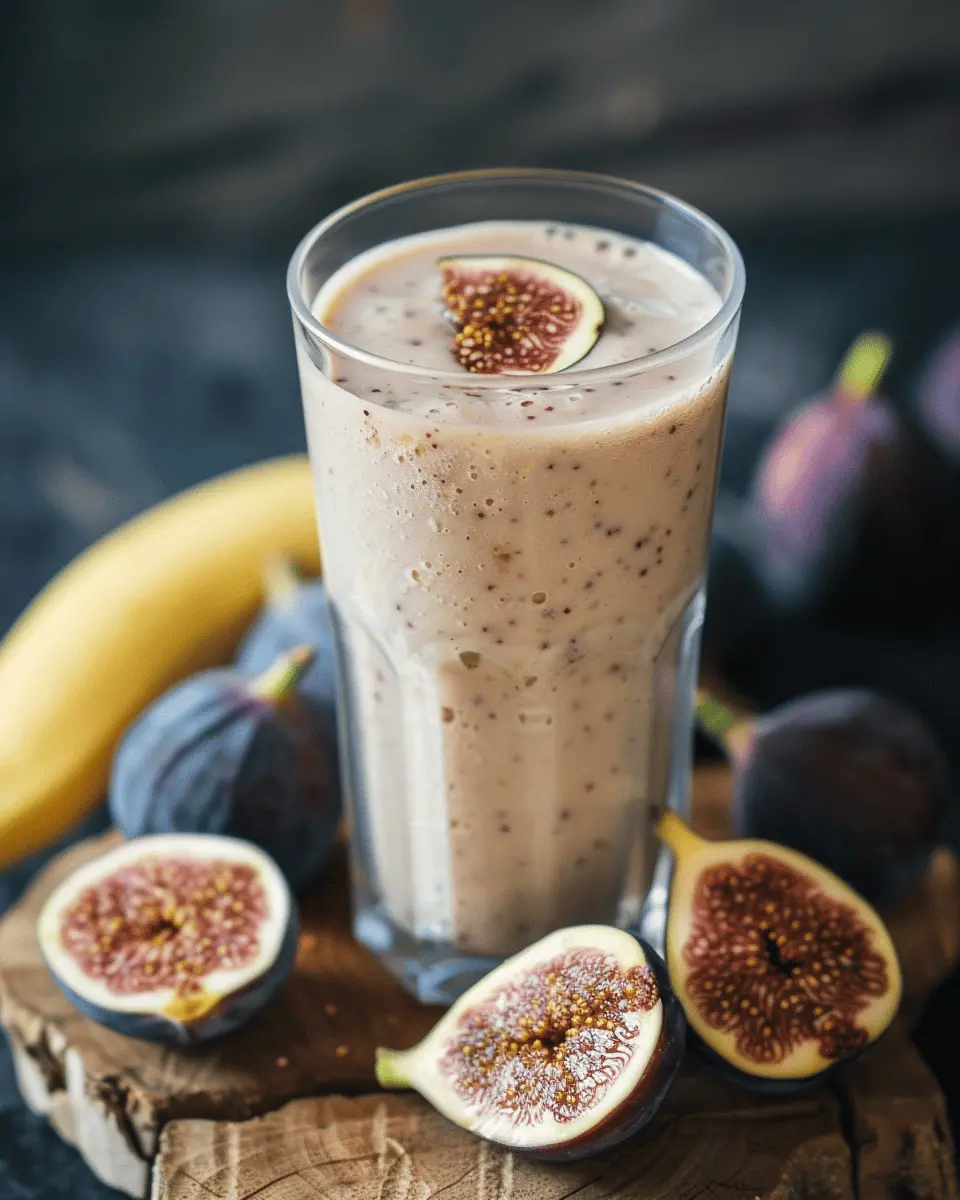 Fig Banana Smoothie: Easy Recipe for a Refreshing Boost