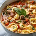 Italian Sausage Tortellini Soup