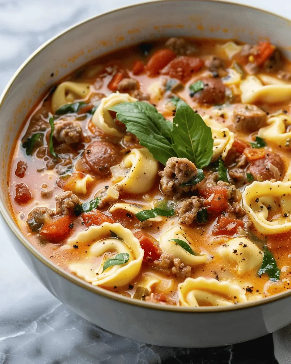 Italian Sausage Tortellini Soup: A Cozy Comfort Food Delight