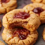 peanut butter and jelly cookies