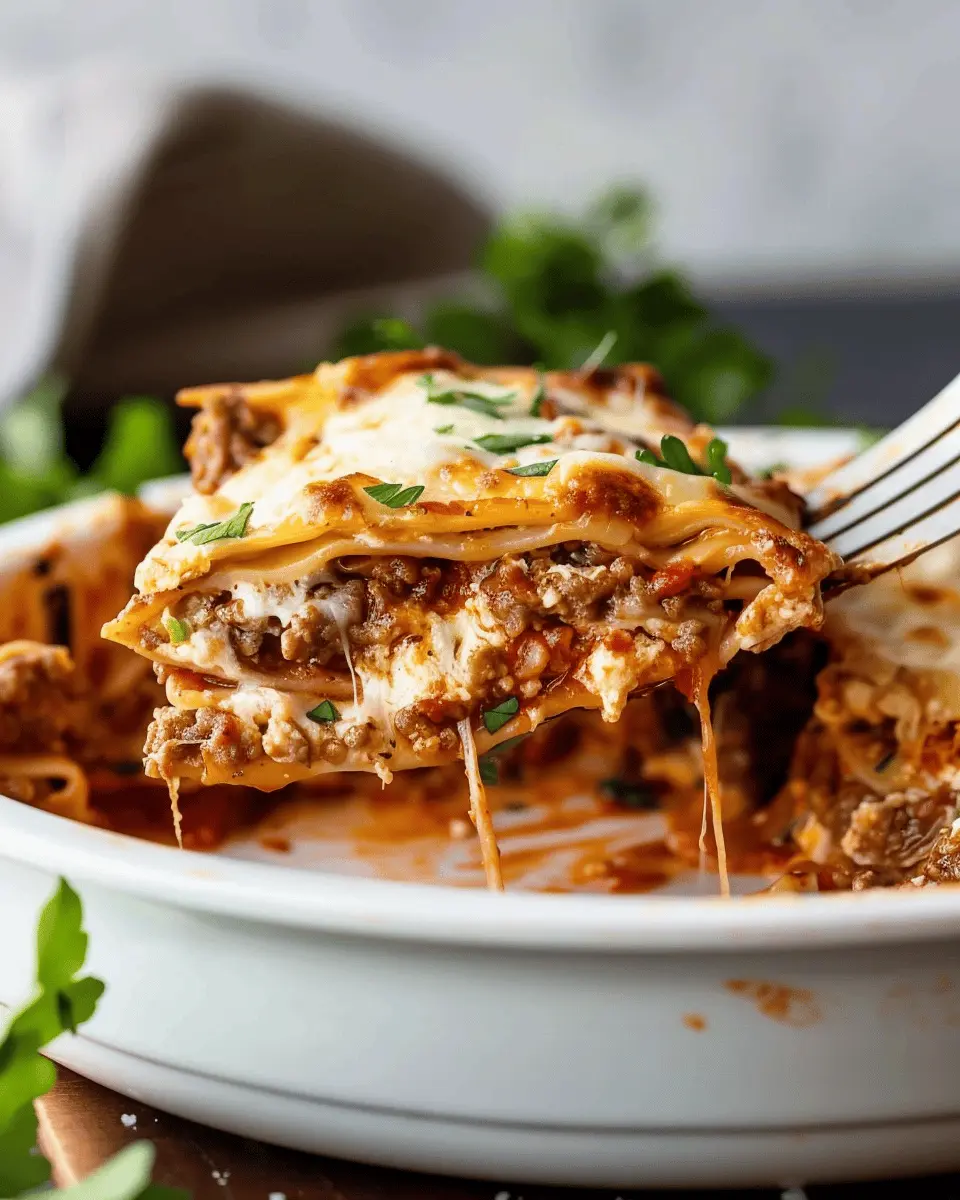 The Best Easy Healthy Lasagna Recipe Packed with Flavorful Turkey Bacon