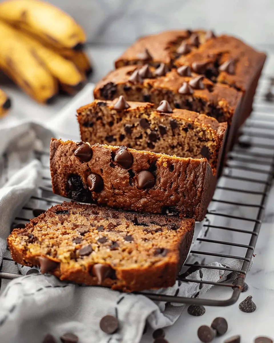 Super Moist Chocolate Chip Banana Bread Recipe You’ll Love