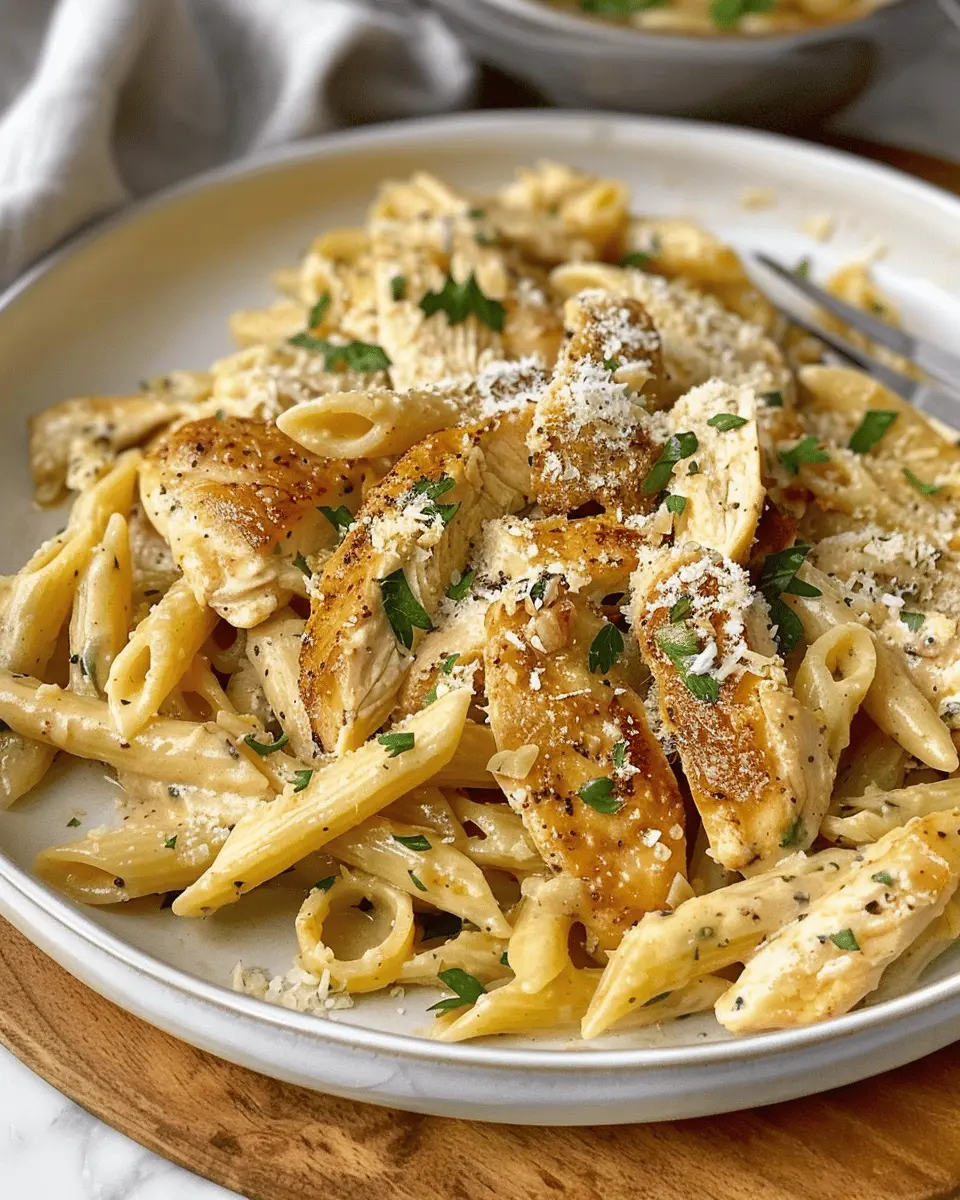 Garlic Parmesan Chicken Pasta: Easy 30-Minute Family Meal