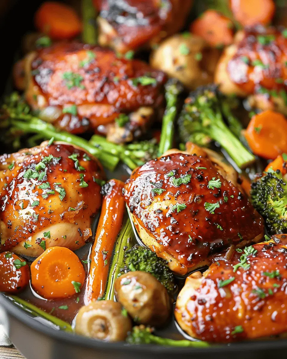 Slow Cooker Honey Garlic Chicken and Veggies: Easy Weeknight Delight