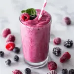 High-Protein Berry Smoothie (Using Protein Powder)