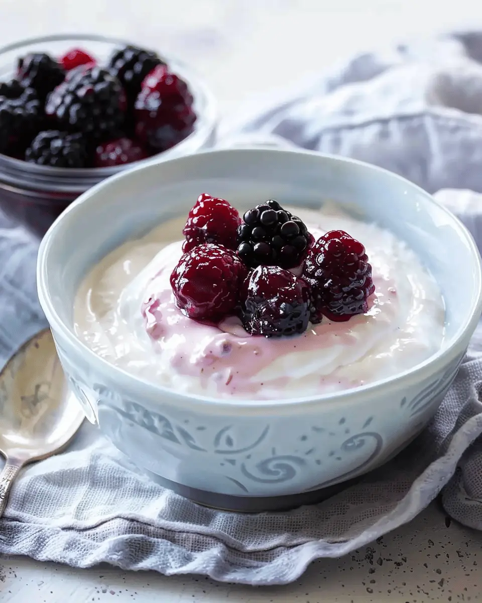 Greek Yogurt with Stovetop Jam: A Delightfully Easy Treat