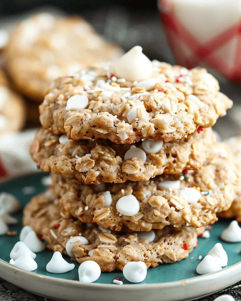 Oatmeal White Hot Chocolate Cookies: Indulgent Comfort Treats