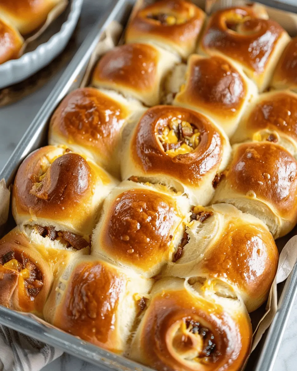 Breakfast Rolls: Easy Turkey Bacon & Chicken Ham Delights