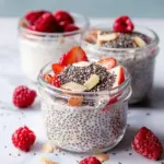 Chia Seed Pudding with Almond Milk and Protein Powder