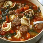 Simple Sausage and Tortellini Soup with Italian Flair