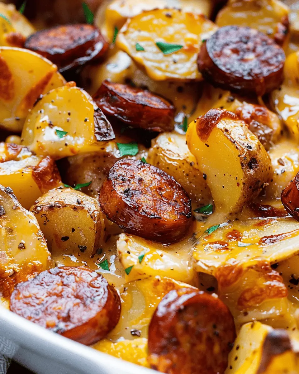 Cheesy Ranch Potatoes and Smoked Sausage: A Hearty Family Favorite