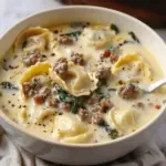 creamy Sausage Tortellini soup